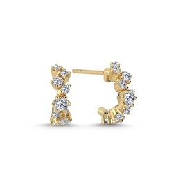Diamant-Ohrring aus 14 Karat Gold | Ø2122 048-RG